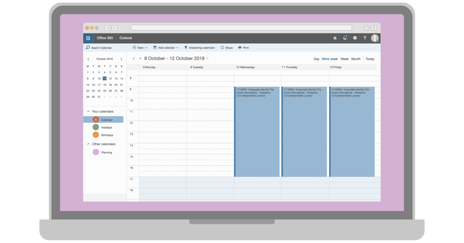 Project & resource planning integration between Microsoft Outlook and ...