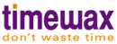 The purple version of the Timewax logo